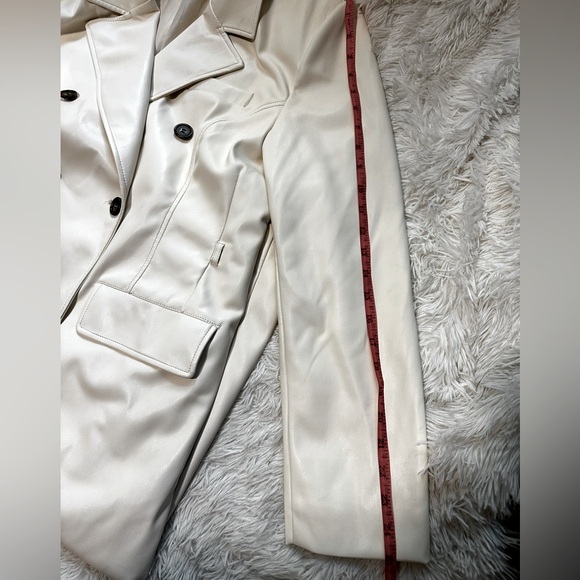 Anthropologie Avec Les Filles faux leather Trench Coat - Picture 14 of 15